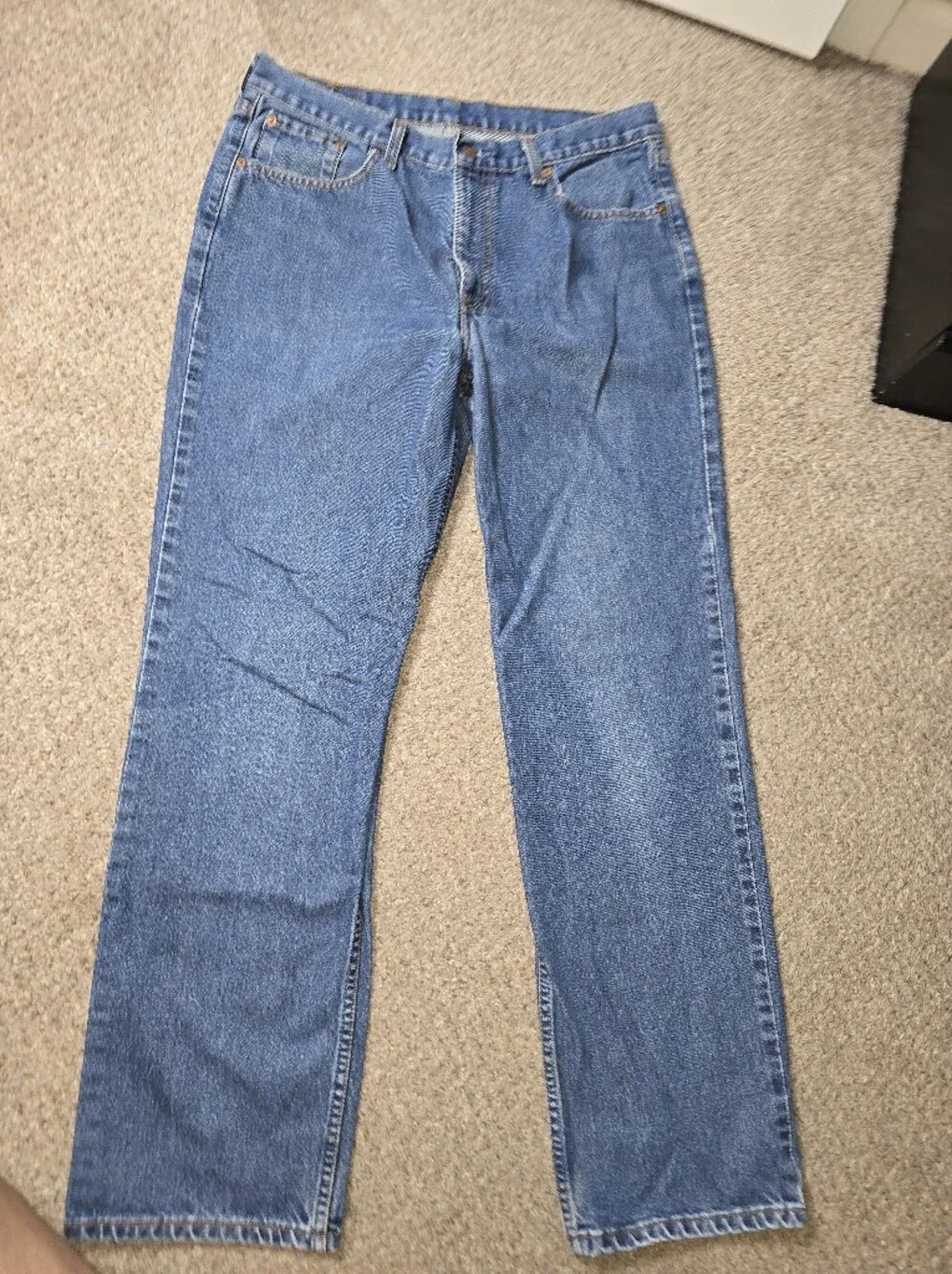 Levi's Vintage Y2K Men's 630 Relaxed Straight Jeans in Blue Denim Size 36 × 32
